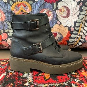 Top Shop Leather Boot